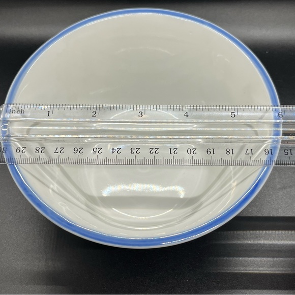 Beautiful Vintage Blue and Pink Japanese Bowl by Wony LTD Chinoiserie - Picture 5 of 6